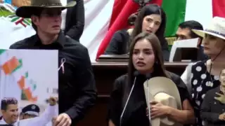 Grecia Quiroz, viuda de Carlos Manzo, se convirtió en alcalde de Uruapan. 