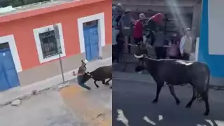 Un bovino lastima a un joven de 15 años durante la pamplonada; termina en el hospital