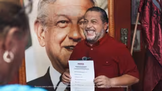 Jorge Sanén anuncia registro para buscar la coordinación de Morena.