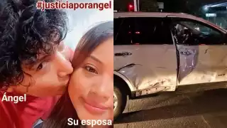 La pareja salía de trabajar cuando fue atropellada en Mérida