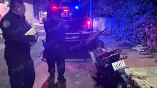 Motociclista herido y otro prófugo tras accidente en estado etílico