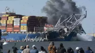 El Buque Dali de bandera singapurense, derribó en marzo el puente Francis Scott Key en Baltimore