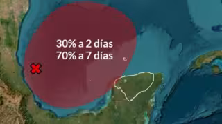 El sistema bajo vigilancia en el Golfo de México se desplaza hacia el este