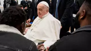 El Papa Francisco acudió el Jueves Santo a la prisión de Regina Coeli para reunirse con 70 reclusos
