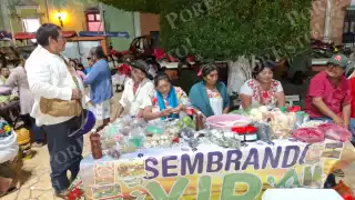 Participaron 17 grupos de comunidades ejidales beneficiarias de Sembrando Vida.