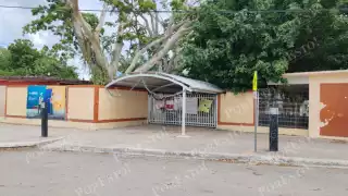 Rehabilitación pendiente retrasa regreso a aulas en secundaria de Campeche
