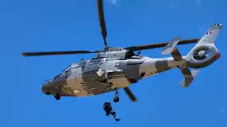 Helicóptero de la Secretaría de Marina en México