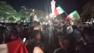 Motul se llena de fiesta para celebrar el triunfo histórico de México