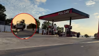 Sujetos armados roban gasolinera en Champotón y escapan en motocicleta