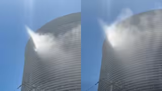 Incendio en Torre Orión genera fuerte movilización en Mérida