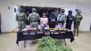 Detienen a Cristina “N”, parte de una célula vinculada al Cártel de Sinaloa.