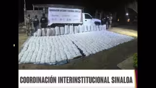 Tras el aseguramiento, tanto la droga como el vehículo quedaron bajo disposición de la Fiscalía General de la República (FGR)