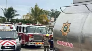 La pareja presentó graves quemaduras