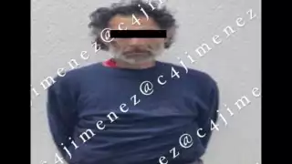 El sujeto señalado, de 48 años, fue localizado en la esquina de las calles Las Palmas y Guillermo Massieu, donde fue sometido a una revisión preventiva