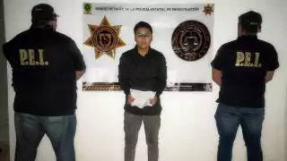 El joven detenido quedará a disposición de la FGE Yucatán