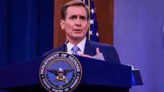 John Kirby, portavoz del Consejo de Seguridad Nacional de Estados Unidos