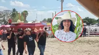 Génisis Romero Cantún, joven de Escárcega, falleció en un accidente vehicular tras salir disparada de una camioneta volcada.