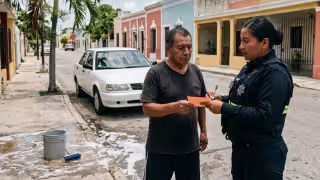 Tirar aguas jabonosas a la calle daña el pavimento y la infraestructura pluvial
