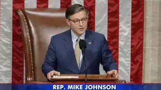Mike Johnson, presidente de la Cámara de Representantes