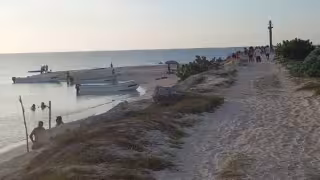 La corriente de la bocana de Chuburná pone en riesgo a bañistas