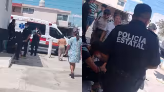 Durante el altercado, uno de ellos agredió al otro y posteriormente se retiró del lugar.