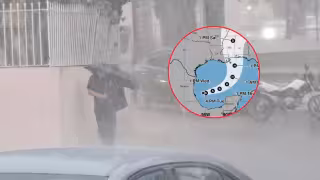 La circulación del fenómeno provocará lluvias en el estado de Campeche en las próximas 24 a 48 horas.