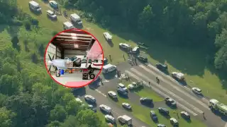 Una avioneta monomotor se desplomó la tarde del miércoles cerca del aeropuerto Cross Keys, en Williamstown, Nueva Jersey.
