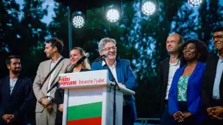 Jean-Luc Mélenchon representó al Nuevo Frente Popular en las elecciones legislativas de Francia