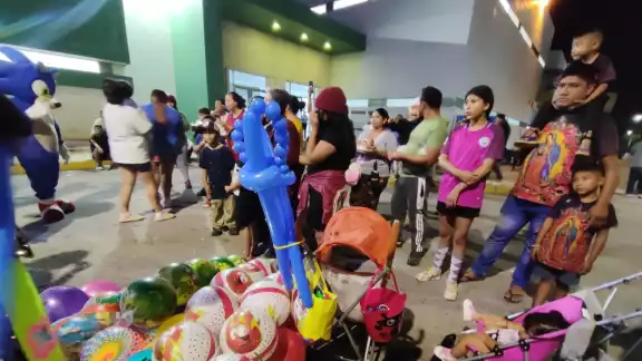 El objetivo fue ofrecer un momento de alegría y tranquilidad a los niños y sus padres