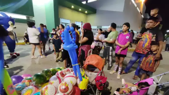 El objetivo fue ofrecer un momento de alegría y tranquilidad a los niños y sus padres