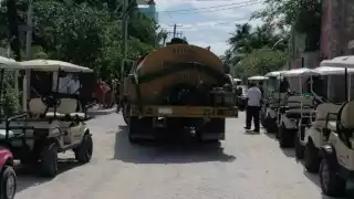 Residentes reportaron que desde el 24 de diciembre, Aguakan los afectó con cortes en el servicio