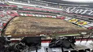 Así luce el estadio Azteca en septiembre 2024