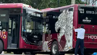 Chocan dos unidades del Ko’ox en Campeche: ya van tres accidentes en dos días