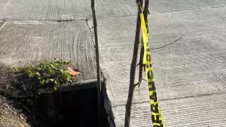 Reportan socavones en los alrededores de la Mega Escultura de Chetumal