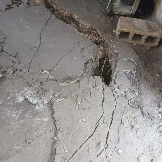 Los socavones presentan un gran riesgo a la ciudadanía dependiendo del caso