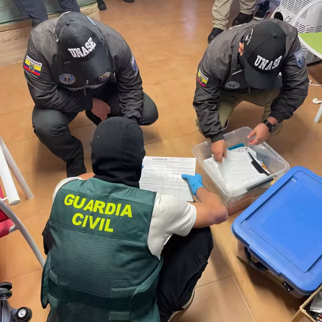 La Guardia Civil española detuvo a dos cabecillas de la banda narco ecuatoriana Los Tiguerones