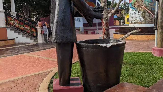 Resguardan la otra figura del chiclero perol en José María Morelos