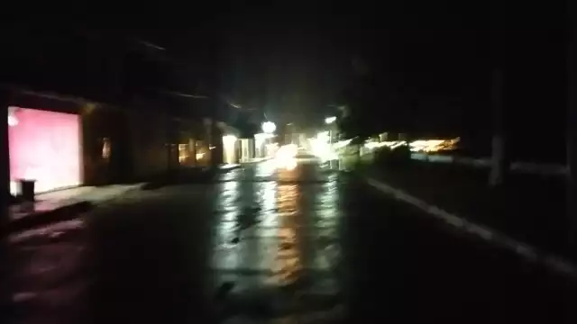 Un tramo de 200 metros permanece a oscuras en el centro