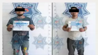 Por el delito de encubrimiento, detuvieron a dos hombres en la SM 216 de Cancún