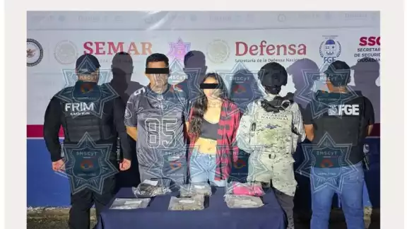 Héctor Armando “N” y Emelyn María “N” fueron detenidos y puestos a disposición de la Fiscalía General del Estado