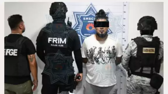 Detienen a Ismael “N” en Cancún con drogas y motocicleta en la Supermanzana 102