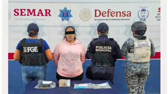 La detenida en la SM 65 fue identificada como Fanny Lucrecia “N”
