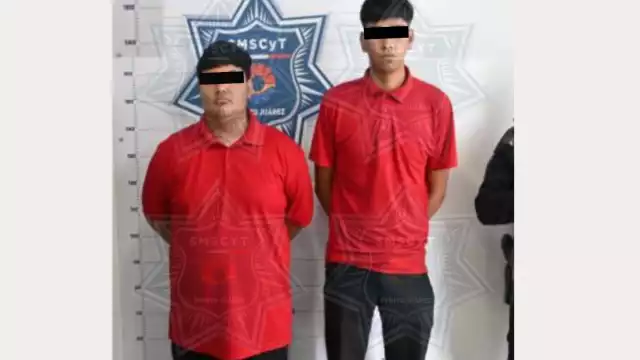 Los jóvenes, que tienen 19 y 20 años de edad, portaban un revólver de fabricación artesanal.