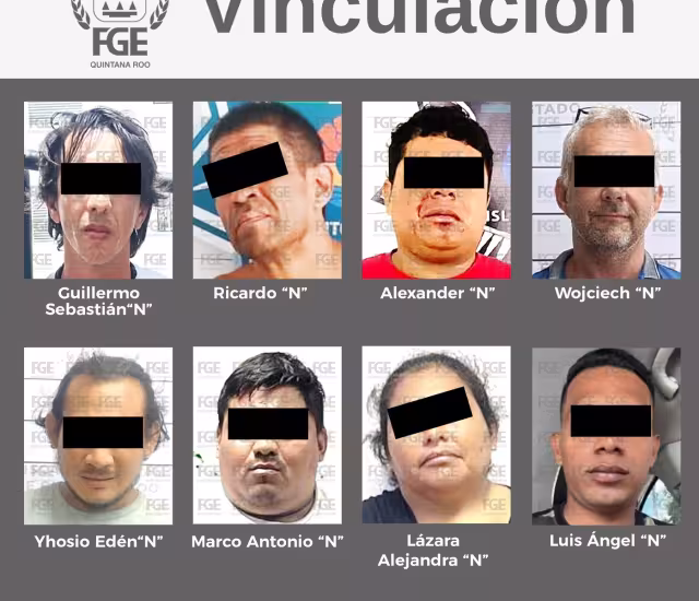 Seis de los detenidos recibieron la medida cautelar de prisión preventiva.