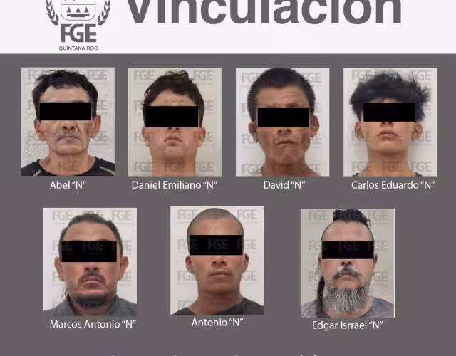 7 hombres son vinculados a proceso por presunto narcomenudeo en Playa del Carmen