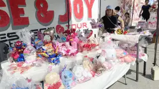Los peluches, uno de los artículos favoritos de esta fecha, se comercializan incluso por 800 pesos, según el tamaño, pero la tradición pesa más que la economía