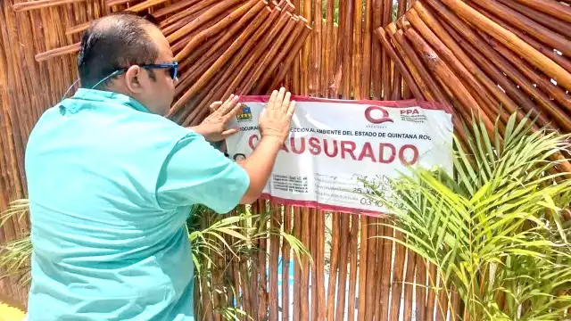 La Procuraduría de Protección al Ambiente (PPA) clausuró la obra de acceso al parque Kúutsmil en Cozumel.