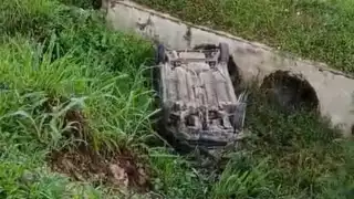 “Sobrevive de milagro”: Noche de fiesta en Campeche termina con ebrio volcado en el periférico Pablo García