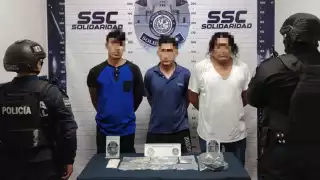 Fue en Villas del Sol donde los tres mototaxis fueron detenidos