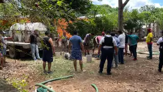 Muere  mientras limpiaba una fosa séptica en Ich Ek, Hopelchén 